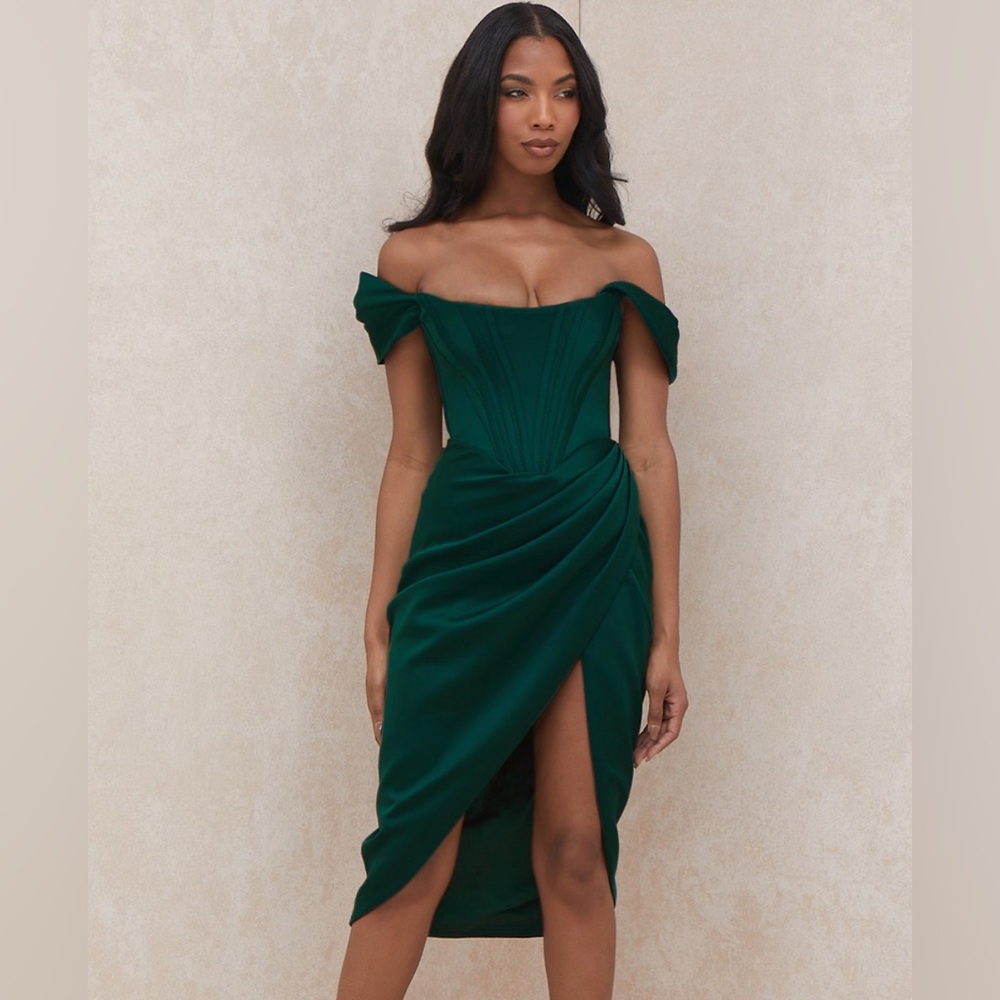 House of CB Emerald Green Loretta Dress